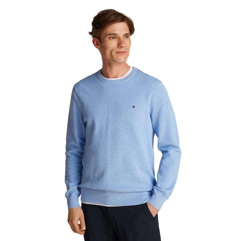 Heren Trui MW0MW36347DV5 Tommy Hilfiger BLEU