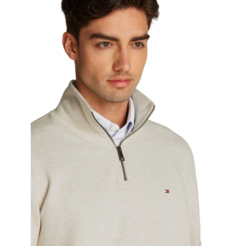 Heren Trui MW0MW37233HGF Tommy Hilfiger OFF-WHITE