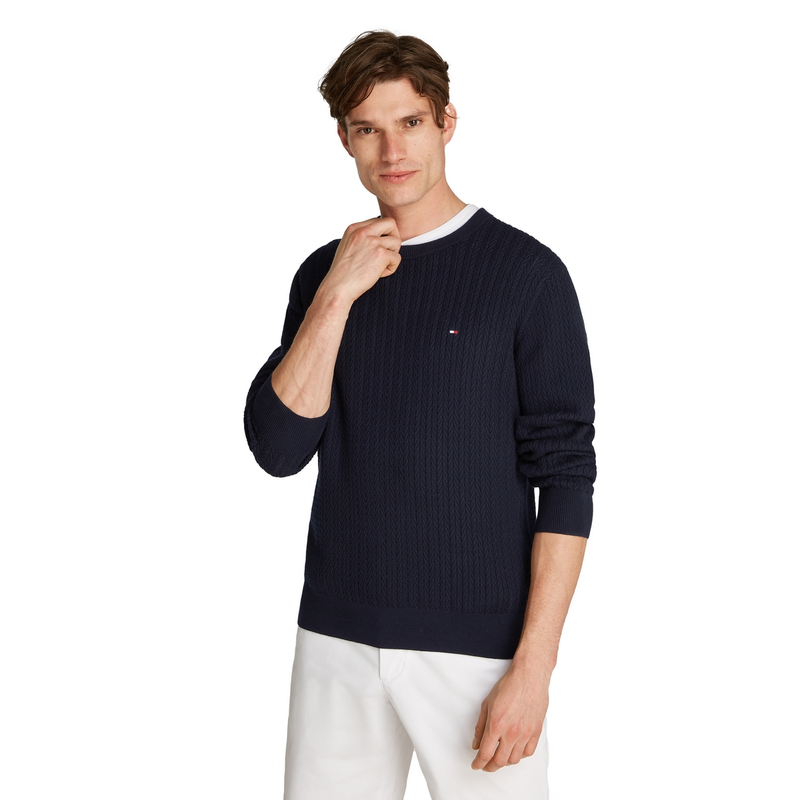 Heren Trui MW0MW37400DW5 Tommy Hilfiger NAVY