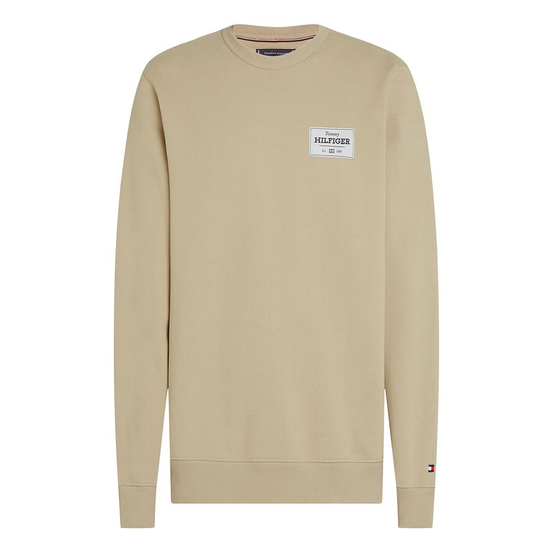 Heren Trui MW0MW37466RBT Tommy Hilfiger TAUPE