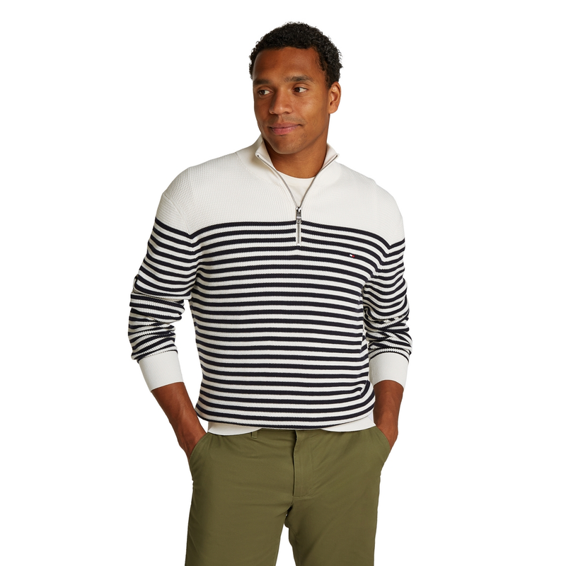 Heren Trui MW0MW386010FA Tommy Hilfiger ECRU