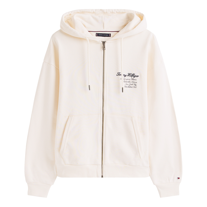 Heren Trui MW0MW39683Z00 Tommy Hilfiger ECRU