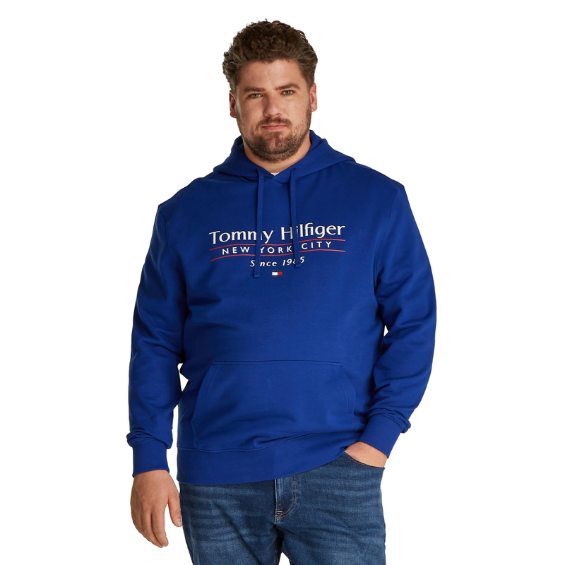 Heren Trui mw0mw39933 Tommy Hilfiger Big & Tall ROYAL BLUE