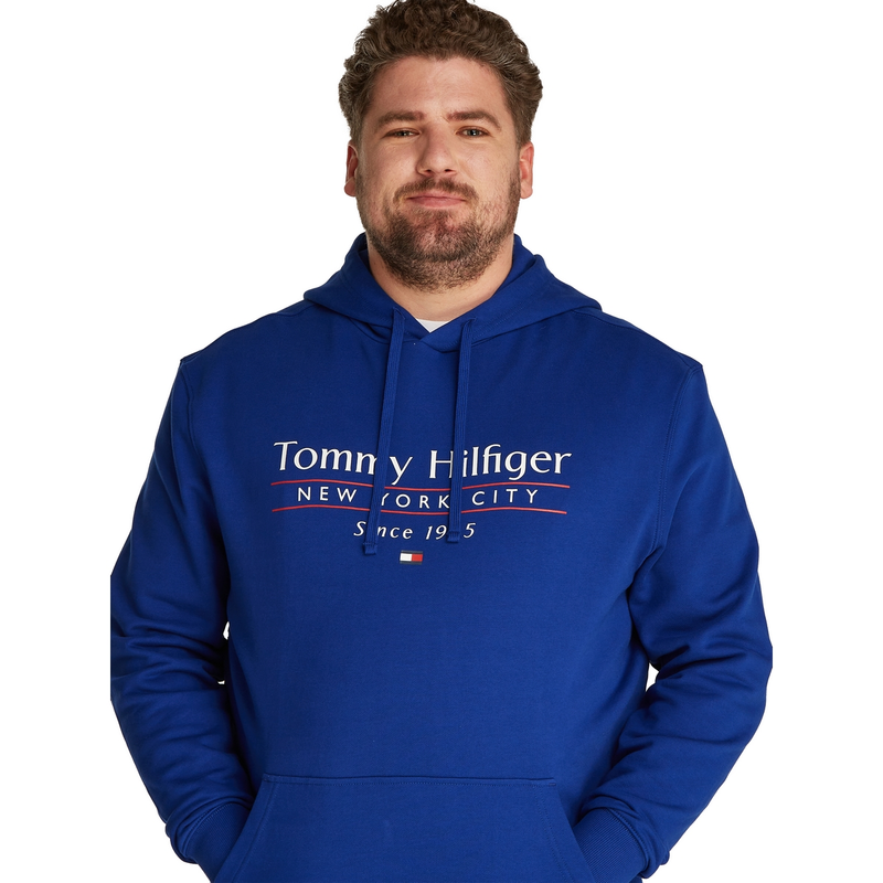 Heren Trui mw0mw39933 Tommy Hilfiger Big & Tall ROYAL BLUE