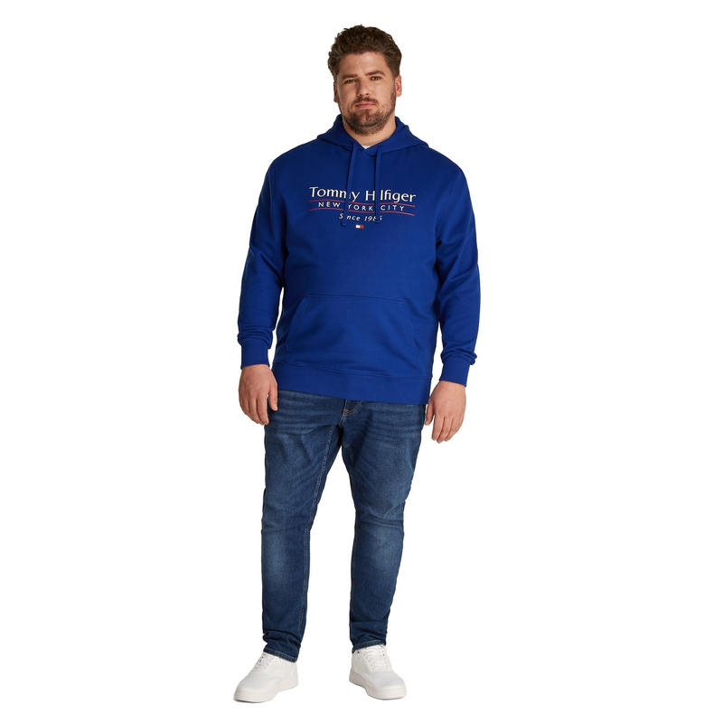 Heren Trui mw0mw39933 Tommy Hilfiger Big & Tall ROYAL BLUE