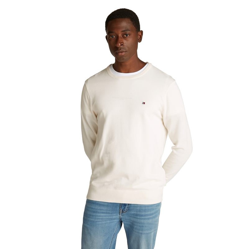 Heren Trui MW0MW39999.Z00 Tommy Hilfiger ECRU