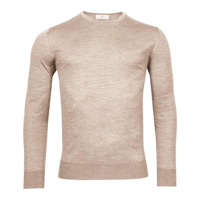 Heren Trui NOS-82TM100 Thomas Maine BEIGE
