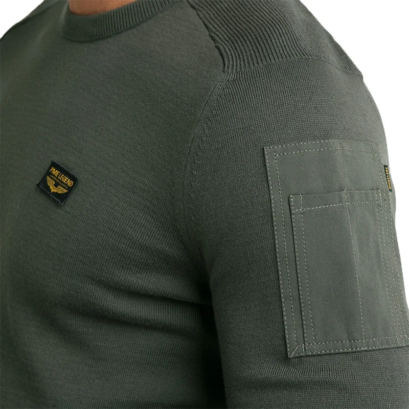 Heren Trui PKW0000330 PME Legend DONKER BRUIN