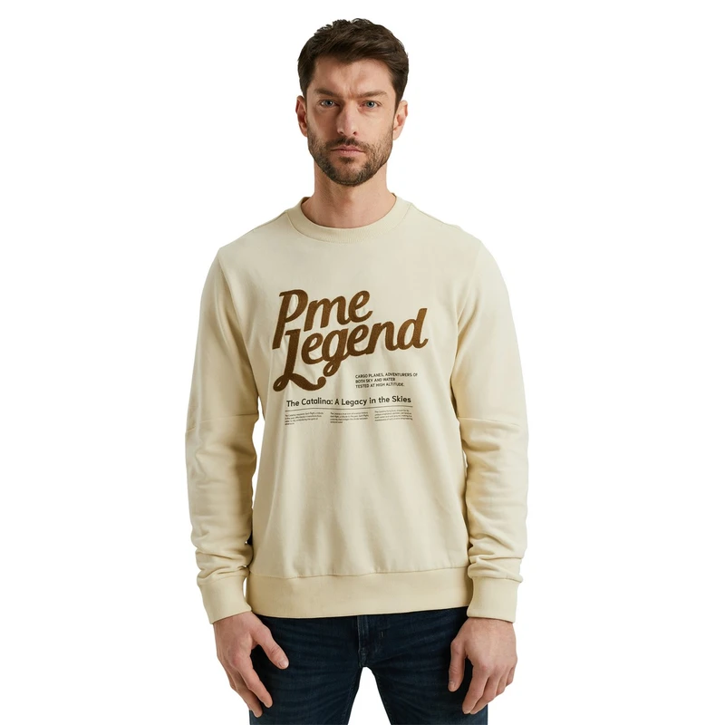 Heren Trui PSW2502473 PME Legend OFF-WHITE