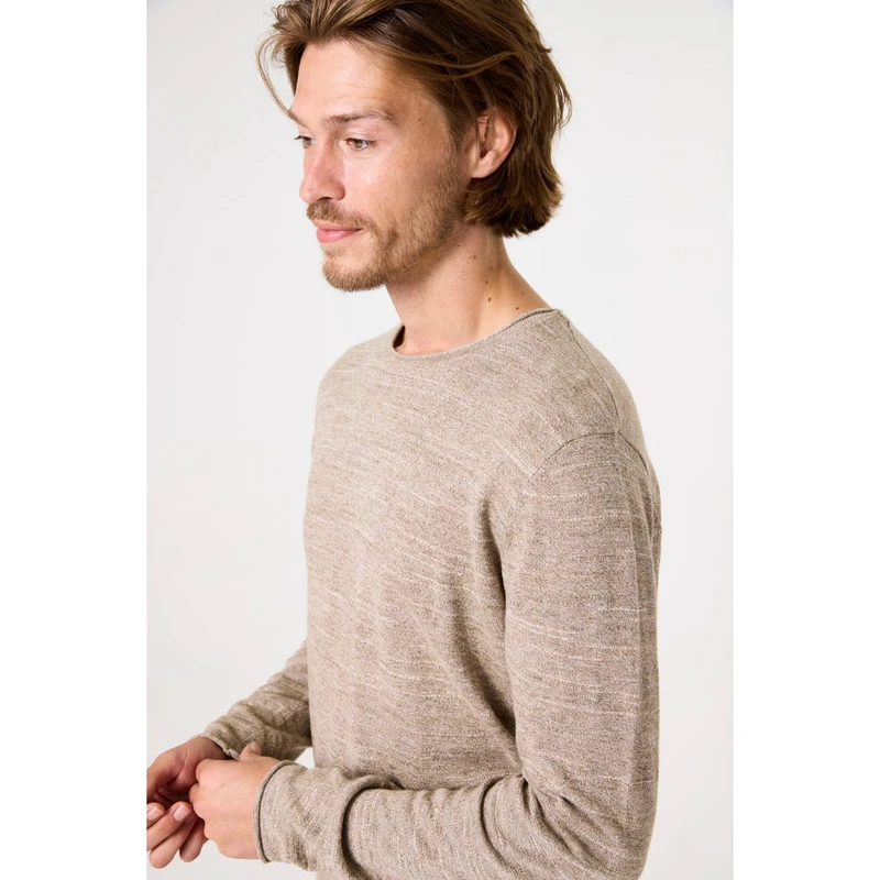 Heren Trui Z1086 Garcia MIDDEN BRUIN