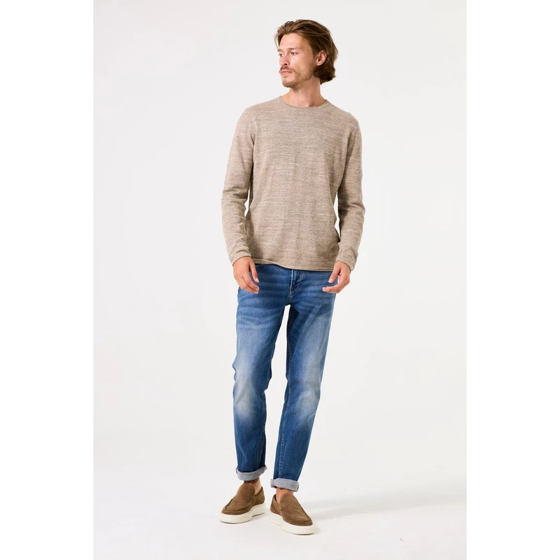 Heren Trui Z1086 Garcia MIDDEN BRUIN