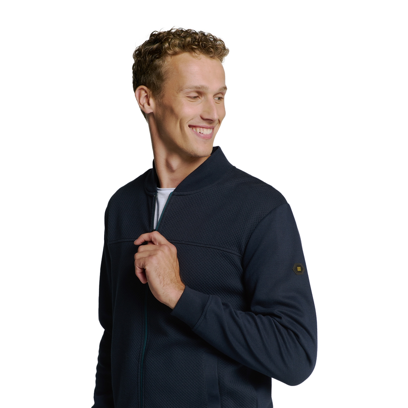 Heren Vest 27100119 No Excess MIDDEN BLAUW