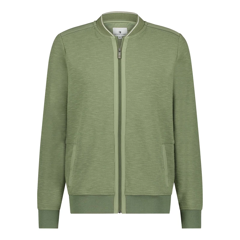 Heren Vest 56115503 State of Art GROEN