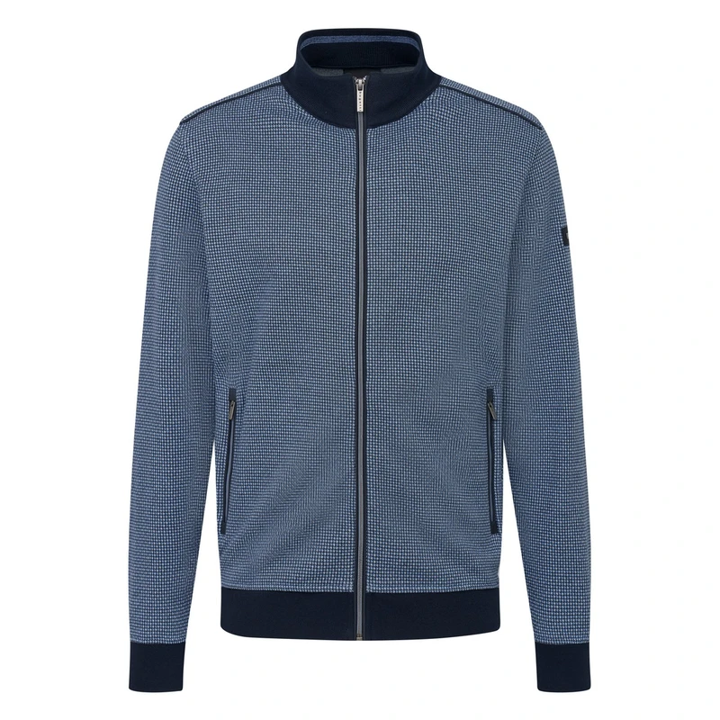 Heren Vest 75140C 8750 Bugatti BLAUW MELE