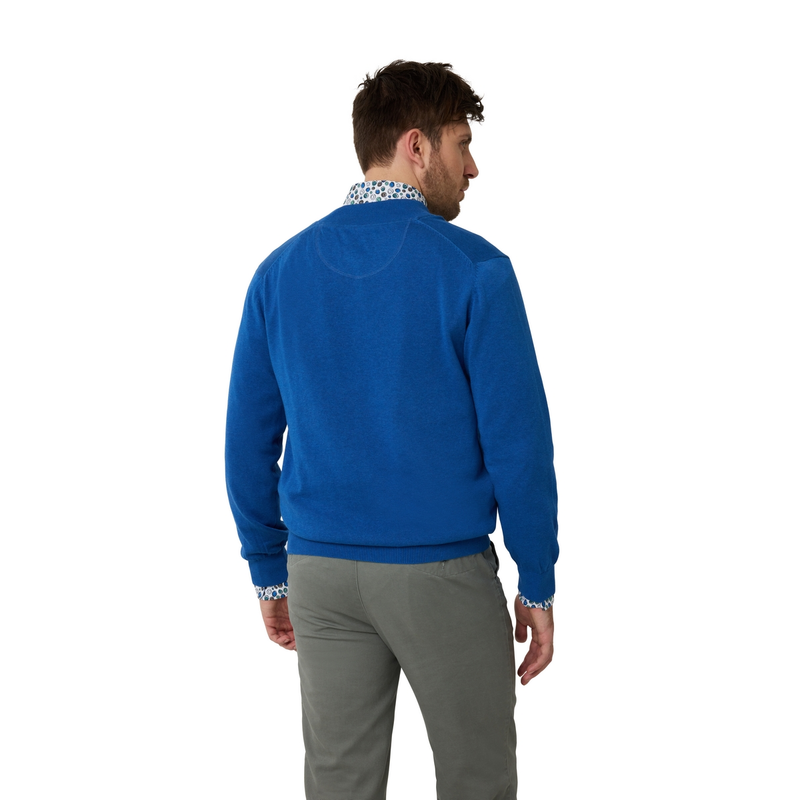 Heren Vest FFKW0175 Brighton Blue MIDDEN BLAUW
