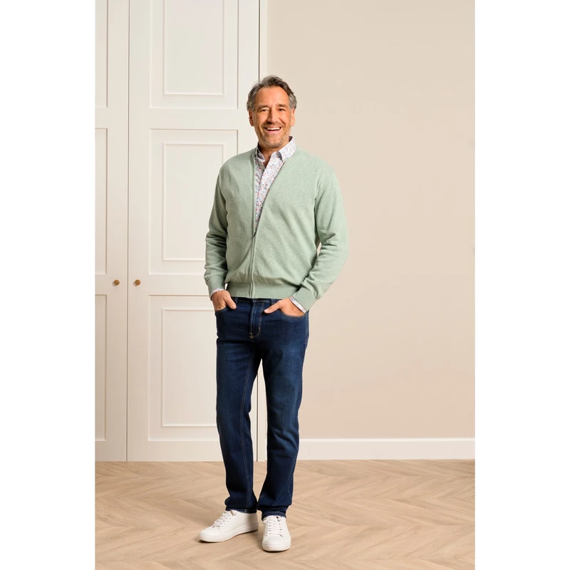 Heren Vest FFKW0175 Brighton Blue GROEN