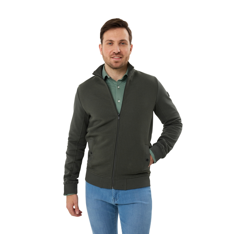 Heren Vest GCS-2501 Gardeur Collectie OLIJF