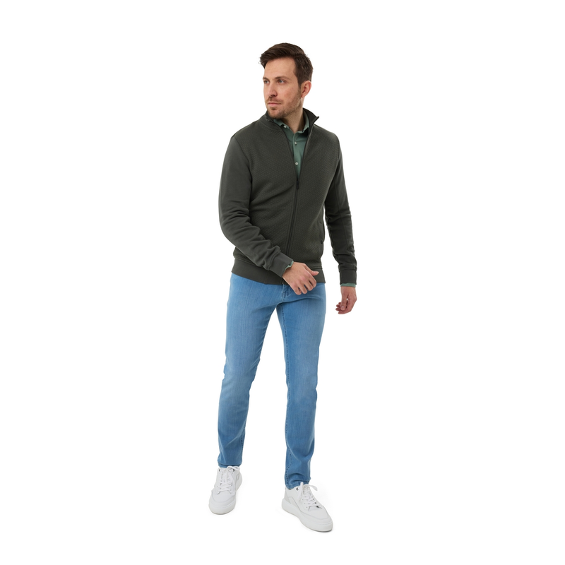 Heren Vest GCS-2501 Gardeur Collectie OLIJF
