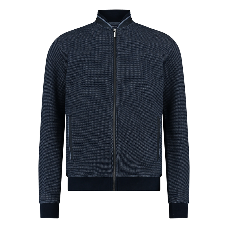 Heren Vest GCS-2502 Gardeur Collectie BLAUW DESSIN