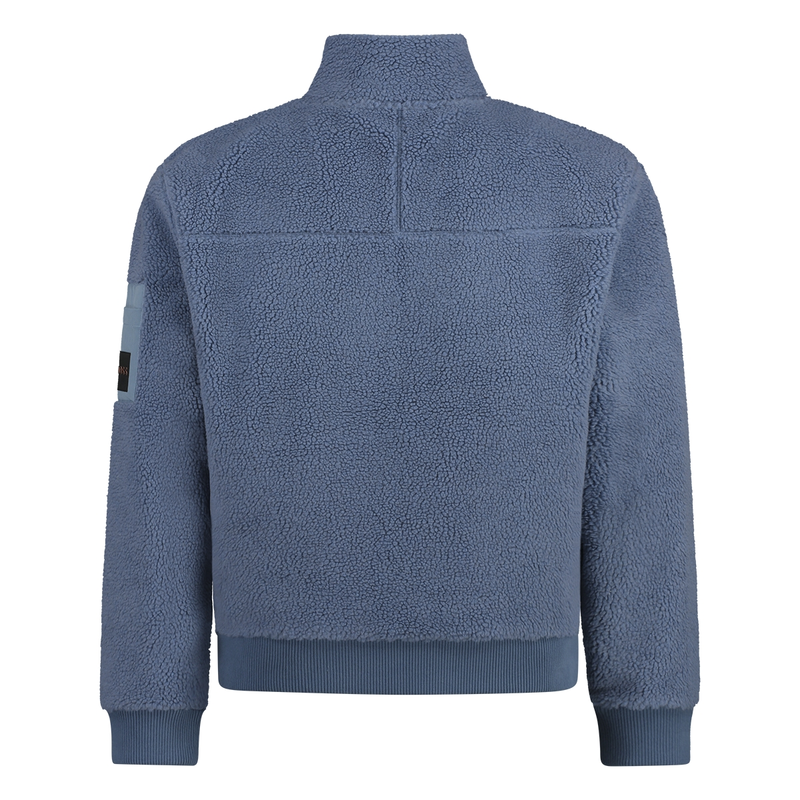 Heren Vest Ze_Teddyhood 10266173 01 BOSS BLAUW MELE