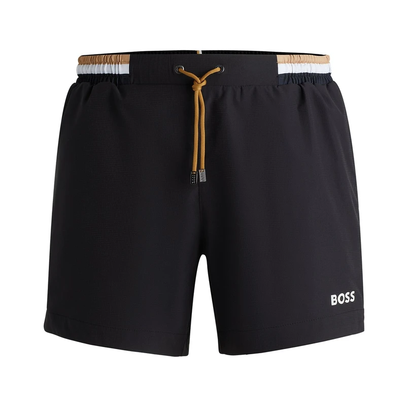 Heren Zwembroek Atoll 10236023 01 Boss Black ZWART
