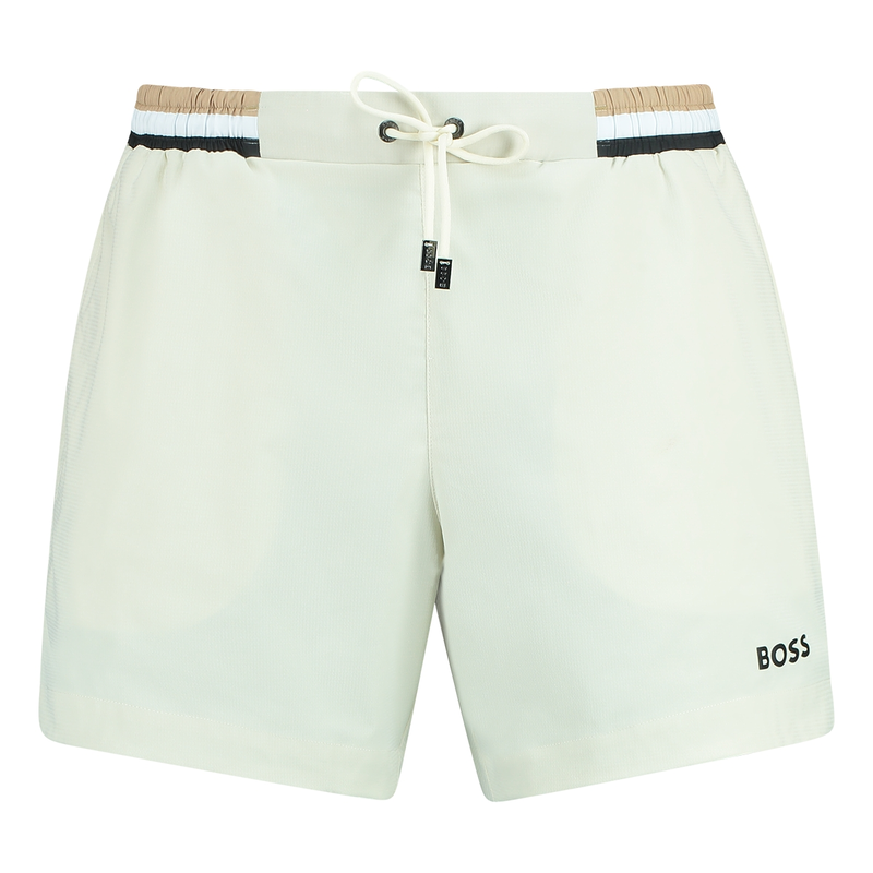 Heren Zwembroek Atoll 10236023 01 Boss Black OFF-WHITE