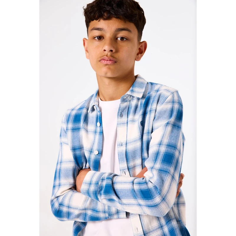 Jongens Blouse B53422 Garcia LICHT GRIJS