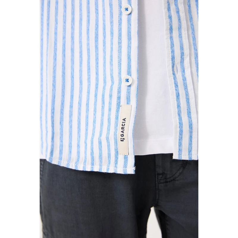 Jongens Blouse C53620 Garcia BLAUW DESSIN