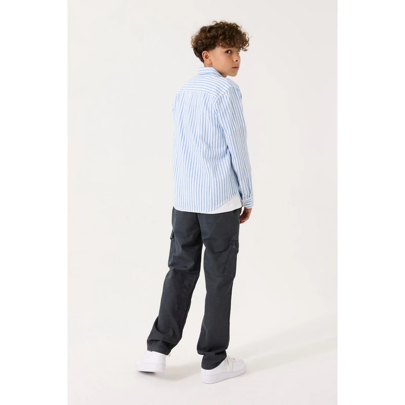 Jongens Blouse C53620 Garcia BLAUW DESSIN