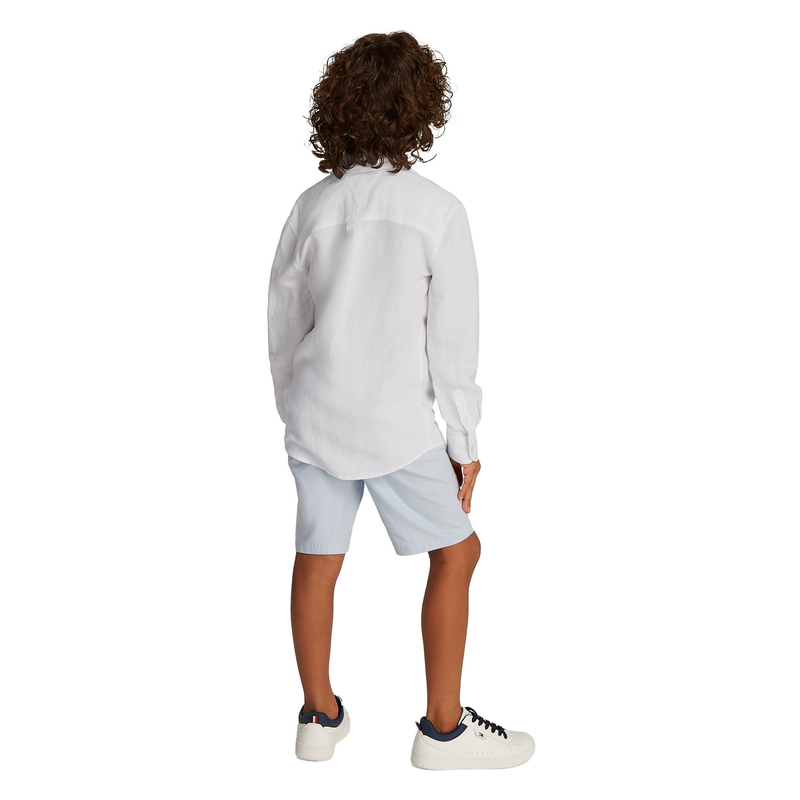 Jongens Blouse KB0KB09550YBR Tommy Hilfiger Wit