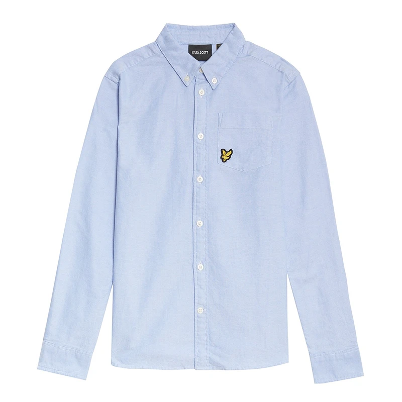 Jongens Blouse LWB2106V Oxfordshirt Lyle and Scott BLEU
