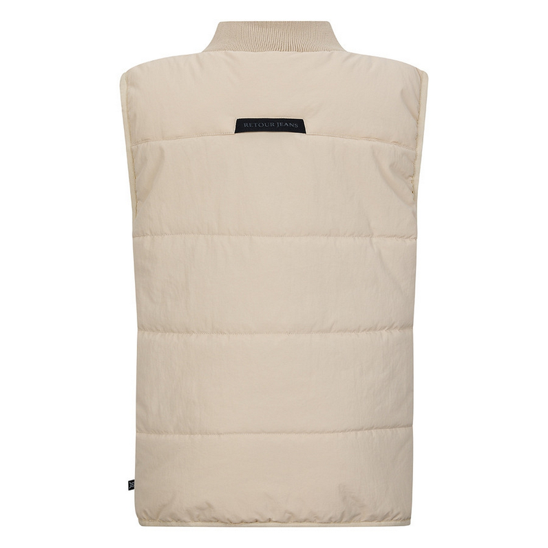 Jongens Bodywarmer Boyd Retour ECRU