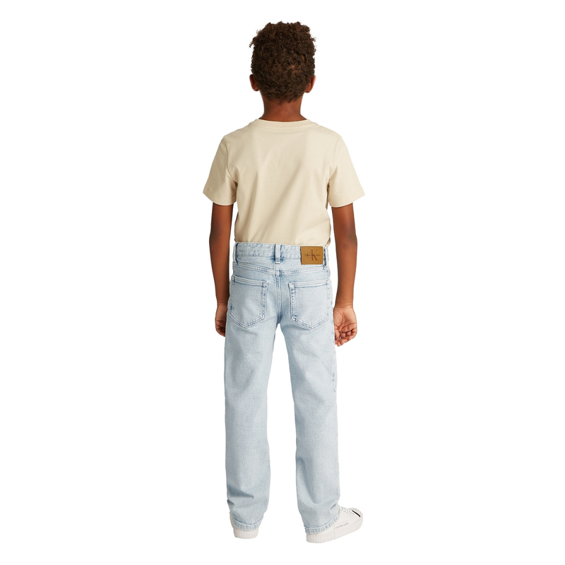 Jongens Jeans IB0IB024781A4 Calvin Klein Jeans LIGHT BLUE DENIM