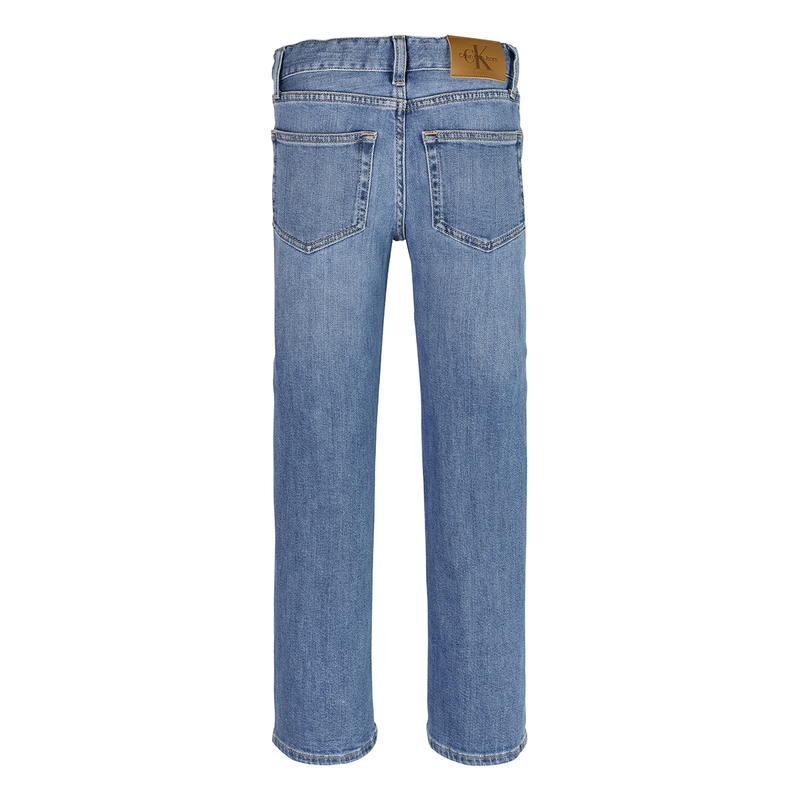Jongens Jeans IB0IB025041A4 Calvin Klein Jeans MID BLUE DENIM