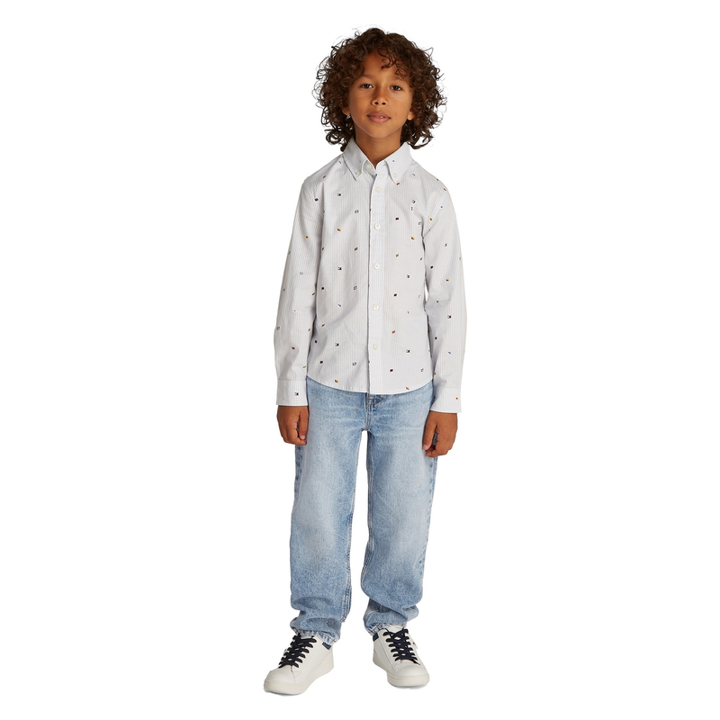 Jongens Jeans KB0KB095621AP Tommy Hilfiger MID BLUE DENIM