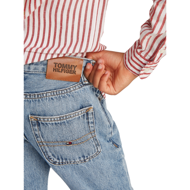 Jongens Jeans KB0KB098241AP denim Tommy Hilfiger DARK BLUE DENIM