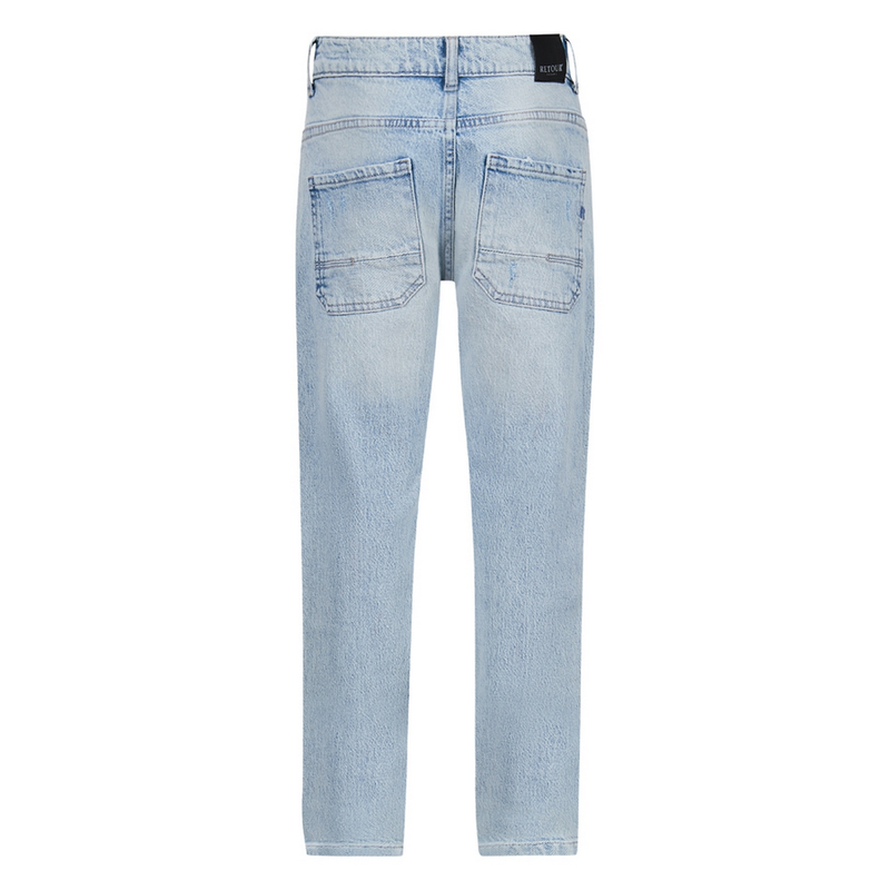 Jongens Jeans Landon Relaxed Retour MID BLUE DENIM