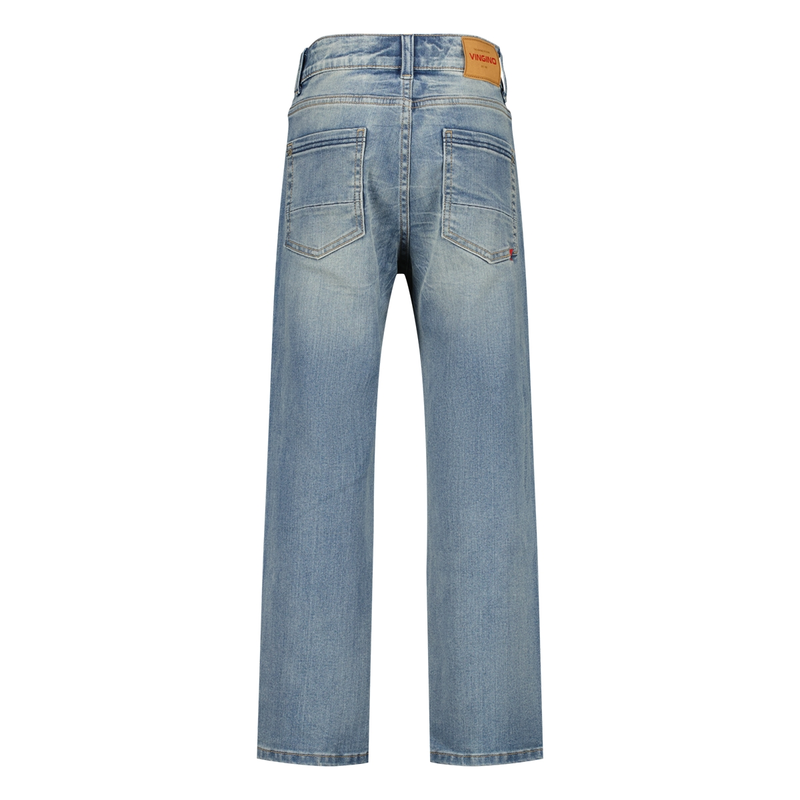 Jongens Jeans NOOSKB420002-166 Vingino MID BLUE DENIM