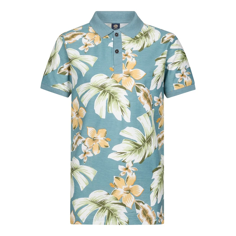 Jongens Polo B-1050-POL908 Petrol MIDDEN BLAUW