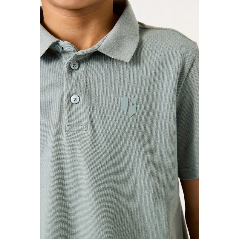 Jongens Polo E53607 Garcia LIGHT BLUE DENIM