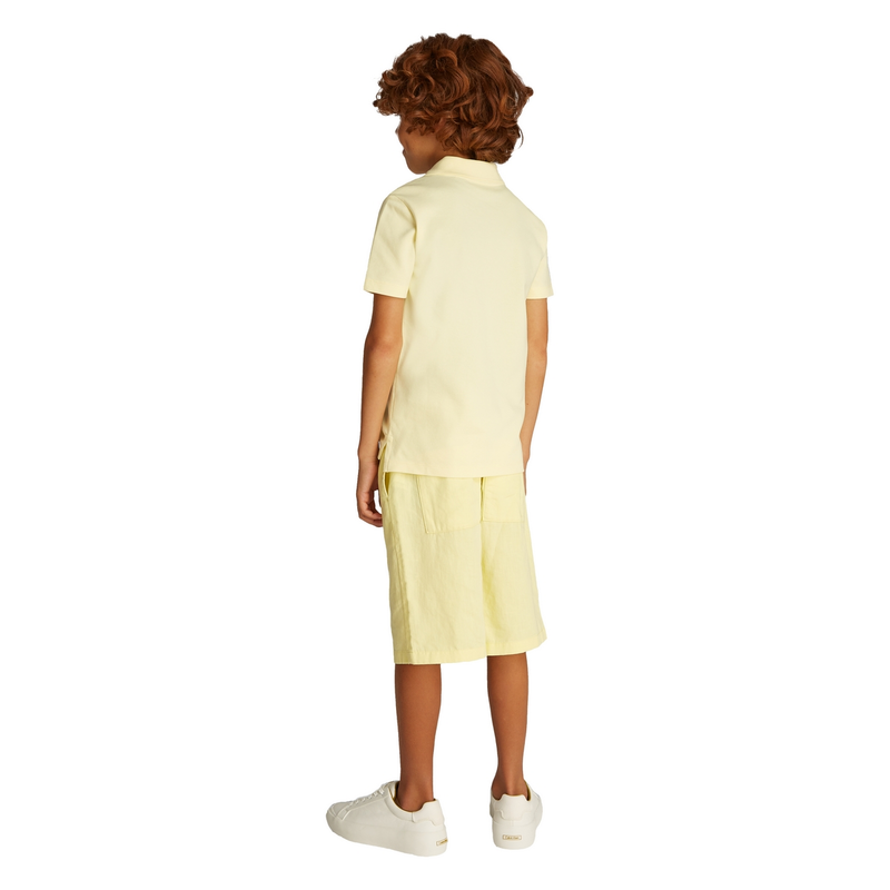 Jongens Polo IB0IB02486ZA6 Calvin Klein Jeans GEEL