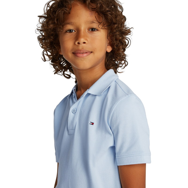 Jongens Polo KB0KB09103C10 Flag Tommy Hilfiger BLEU