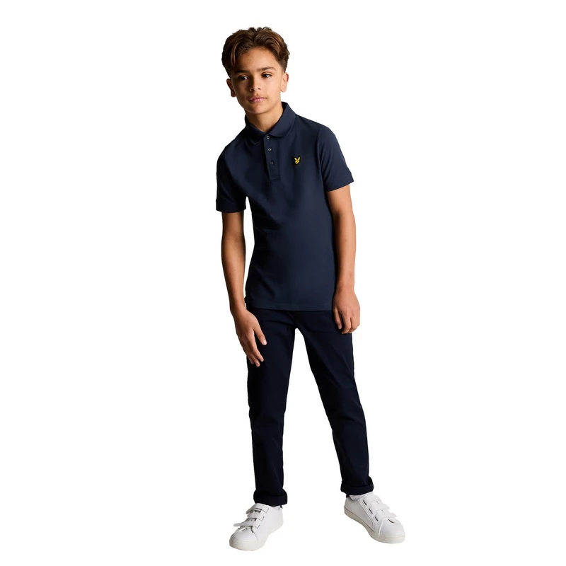 Jongens Polo SPB2000V polo Lyle and Scott NAVY