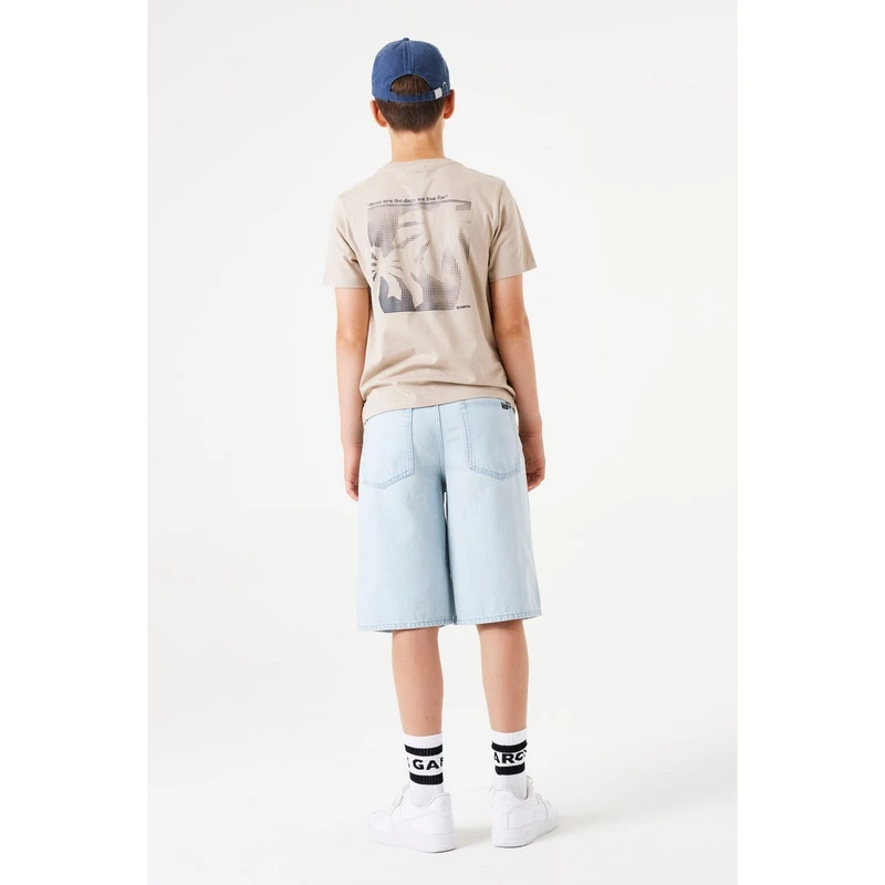 Jongens Short 394 Garcia BLEACHED BLUE DENIM