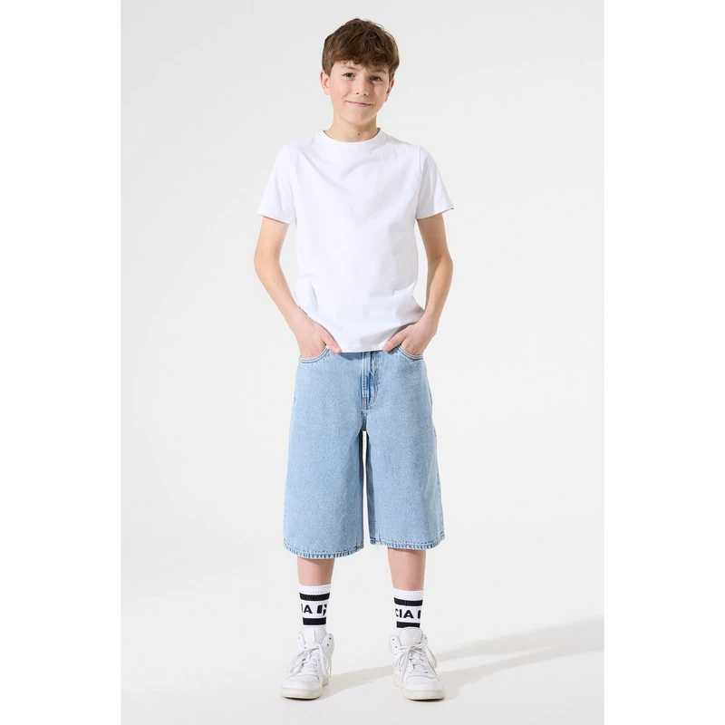 Jongens Short 394 Garcia LIGHT BLUE DENIM