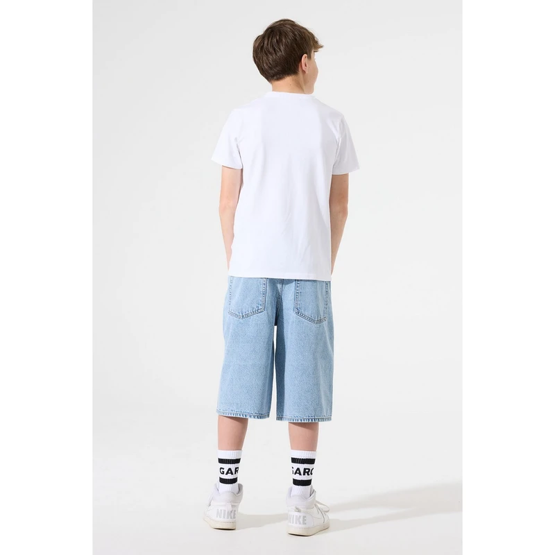 Jongens Short 394 Garcia LIGHT BLUE DENIM