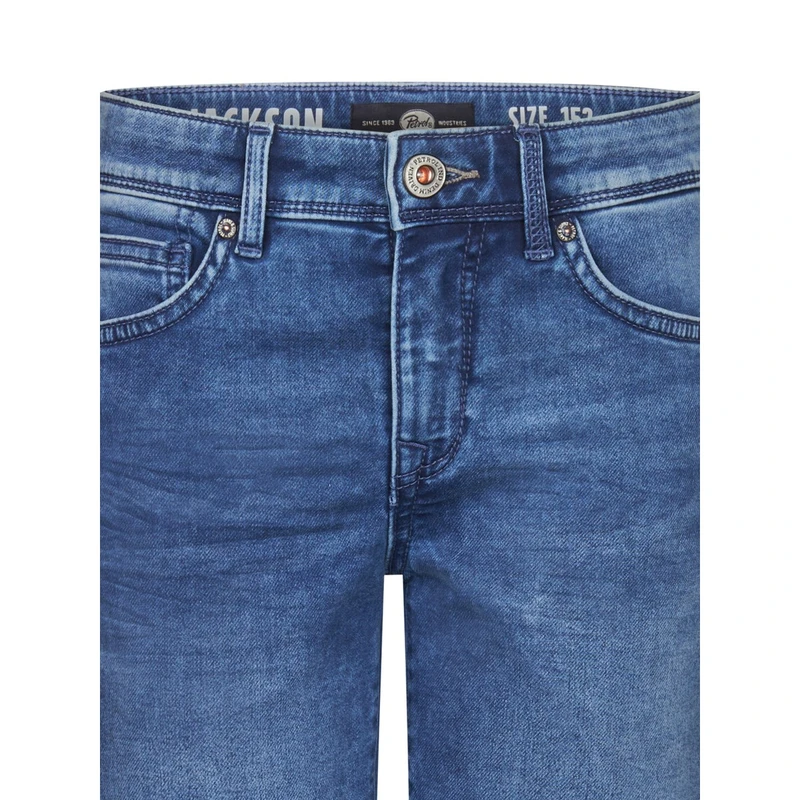 Jongens Short B-1050-SHO001 Petrol LIGHT BLUE DENIM
