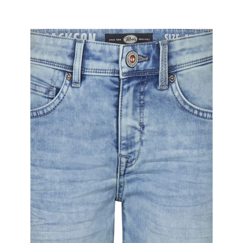 Jongens Short B-1050-SHO001 Petrol LICHT GRIJS