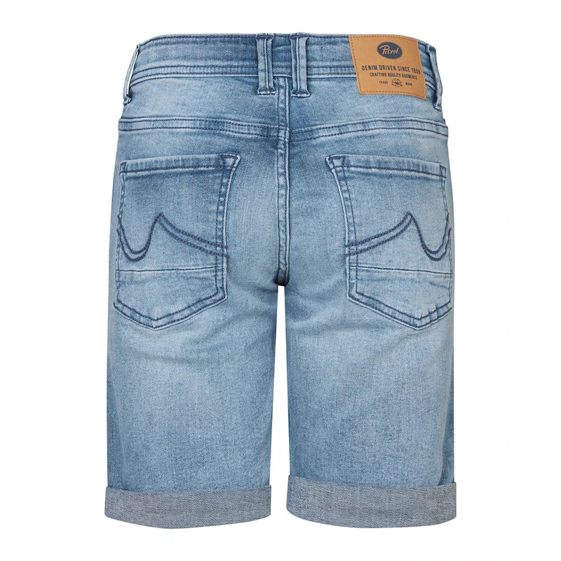 Jongens Short B-1050-SHO002 Petrol LICHT GRIJS