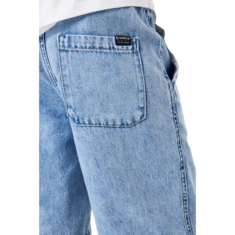 Jongens Short E53721 Garcia MID BLUE DENIM